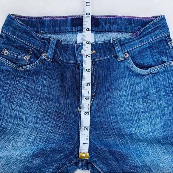 LEVI’S Girls‎ Skinny Jeans Slim Fit Dark Wash Distressed Size 16 Slim - Picture 11 of 13